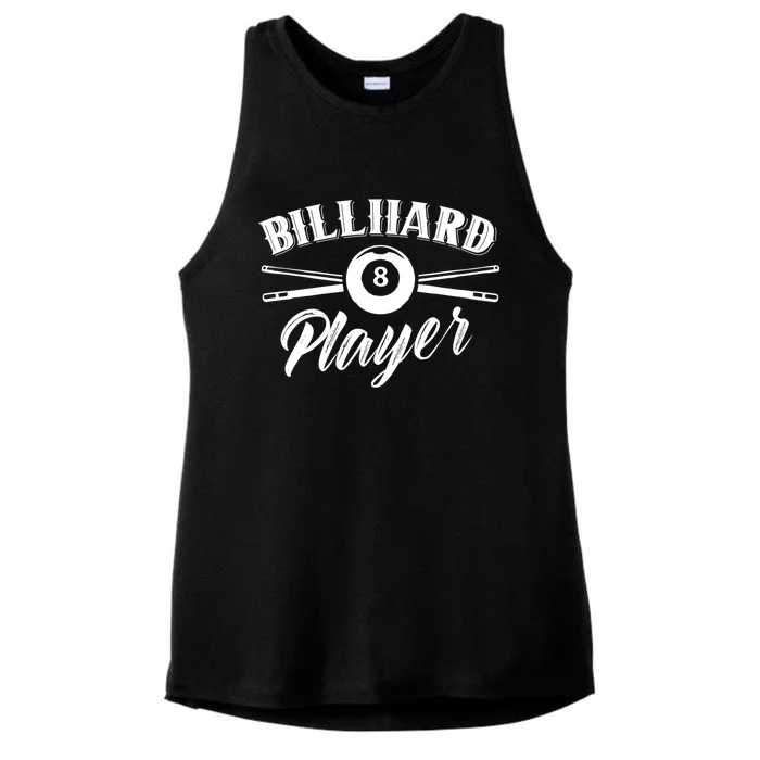 Billard Player Billiard Pool Lover Gift Ladies Tri-Blend Wicking Tank