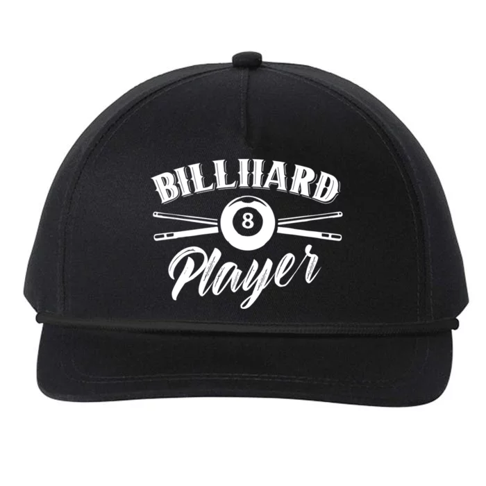 Billard Player Billiard Pool Lover Gift Snapback Five-Panel Rope Hat