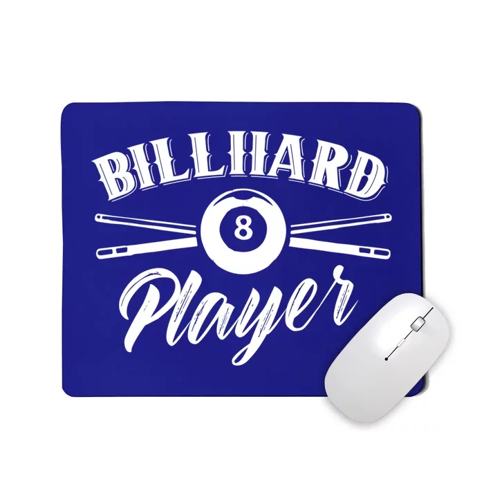 Billard Player Billiard Pool Lover Gift Mousepad