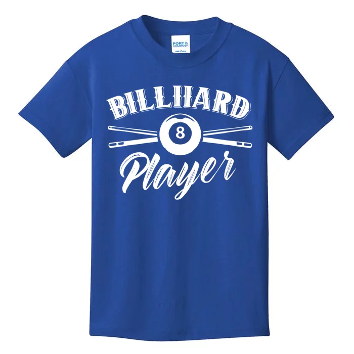 Billard Player Billiard Pool Lover Gift Kids T-Shirt