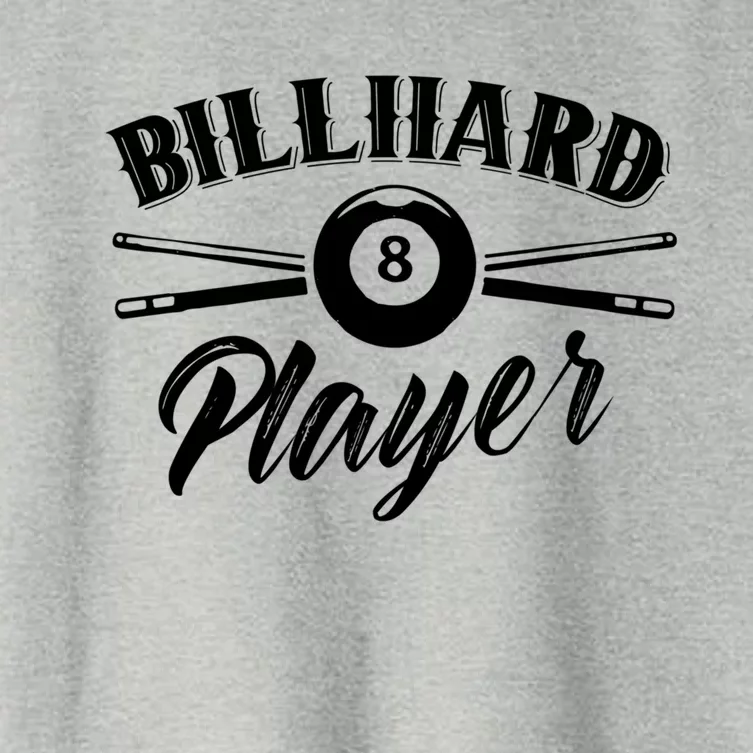 Billard Player Billiard Pool Lover Gift Women's Crop Top Tee