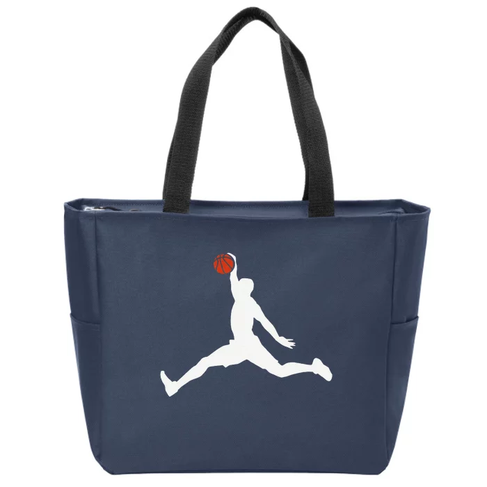 Basketball Player Zip Tote Bag