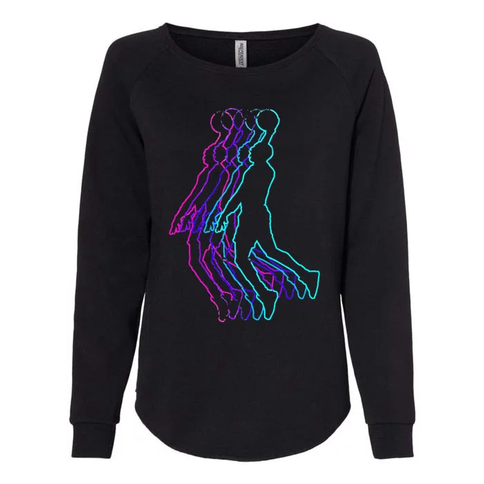 Basketball Player Womens California Wash Sweatshirt