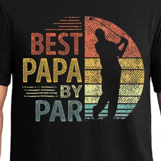 Best Papa By Par Fathers Day Golf Gift Grandpa Pajama Set