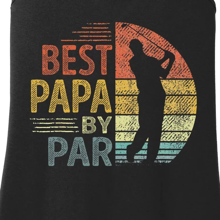 Best Papa By Par Fathers Day Golf Gift Grandpa Ladies Essential Tank