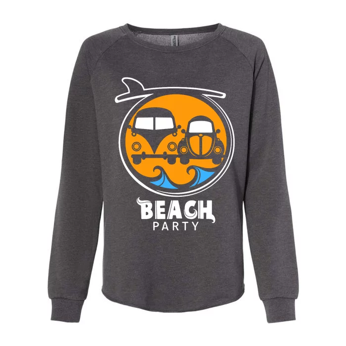 Beach Party Womens California Wash Sweatshirt