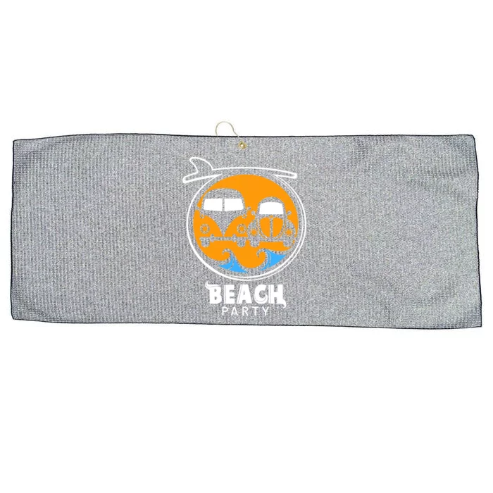 Beach Party Large Microfiber Waffle Golf Towel