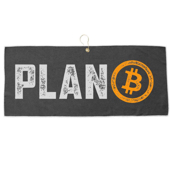 Bitcoin Plan B Hodl Btc Crypto Currency Traders Blockchain Large Microfiber Waffle Golf Towel