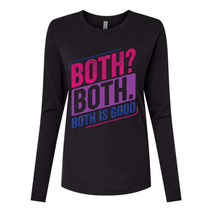 Bi Pride Bisexual Bisexuality Bi Flag Womens Cotton Relaxed Long Sleeve T-Shirt