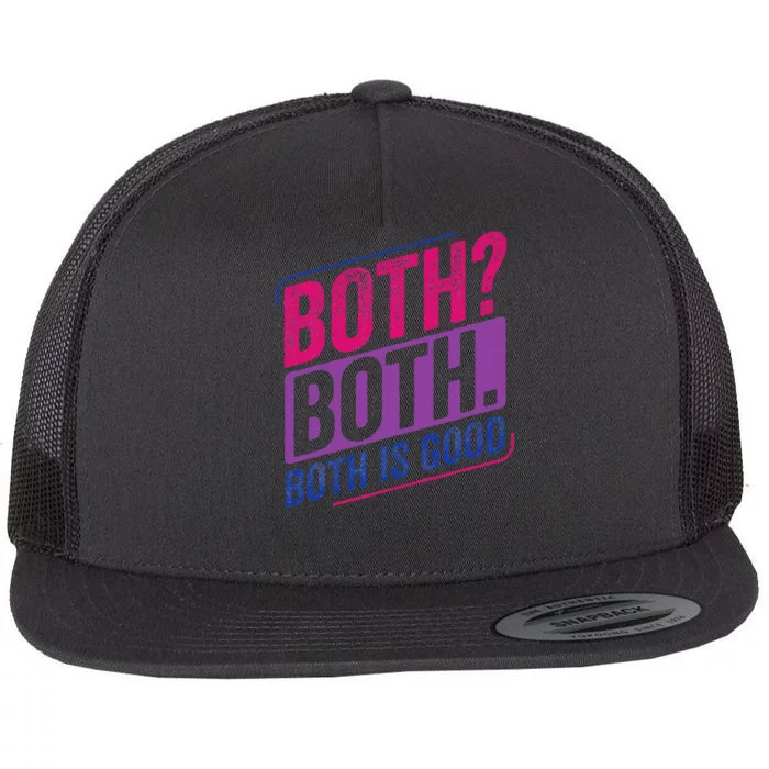 Bi Pride Bisexual Bisexuality Bi Flag Flat Bill Trucker Hat