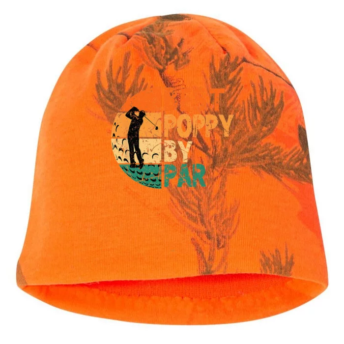 Best Poppy By Par Golf Father's Day Golfing Funny Kati - Camo Knit Beanie