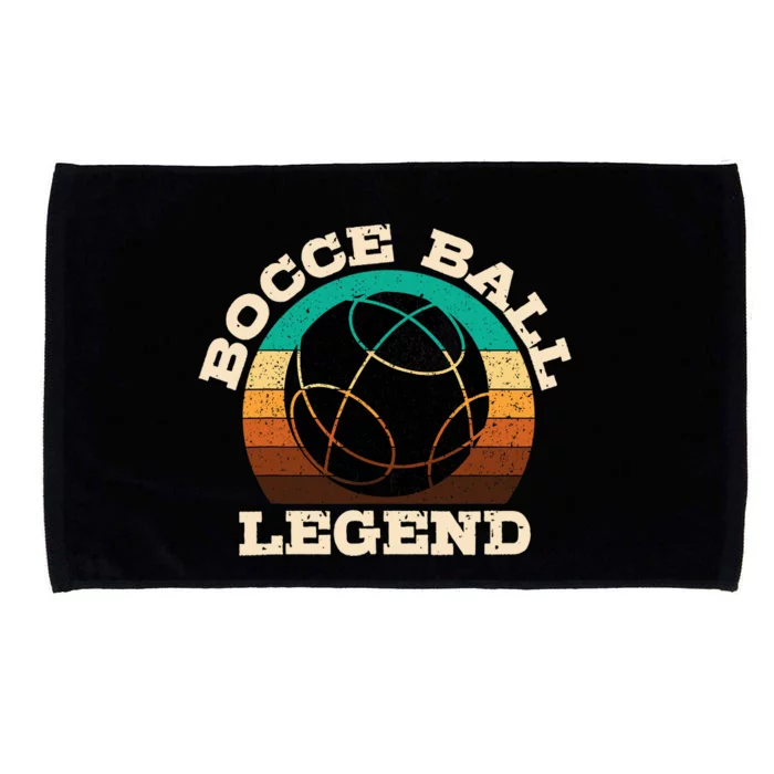 Bocce Player Boccie Fan Game Ball Sport Team Bocci Lover Microfiber Hand Towel