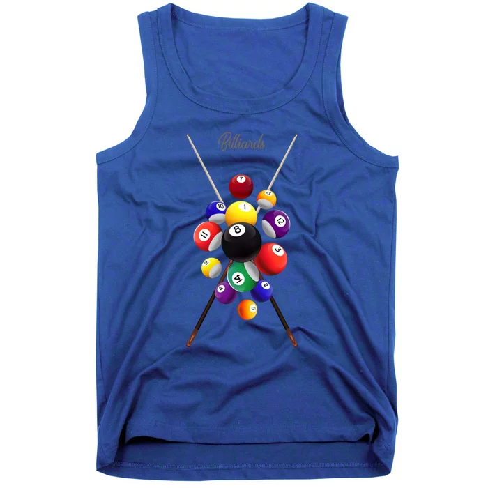 Billiard Pool Billiards Gift Tank Top