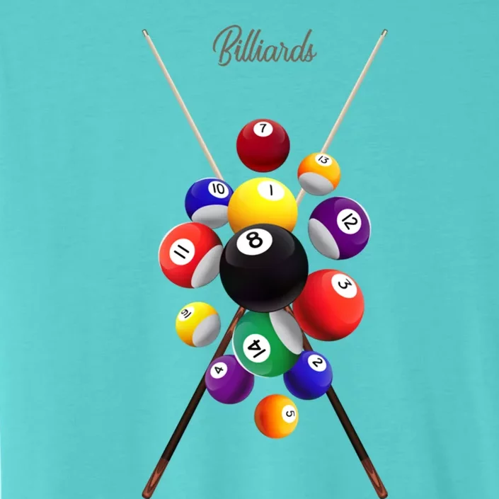 Billiard Pool Billiards Gift ChromaSoft Performance T-Shirt