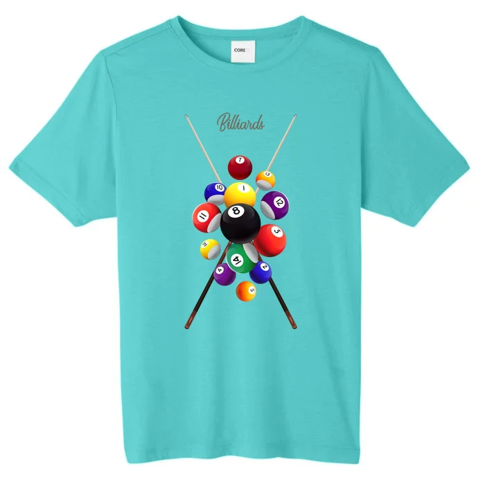 Billiard Pool Billiards Gift ChromaSoft Performance T-Shirt