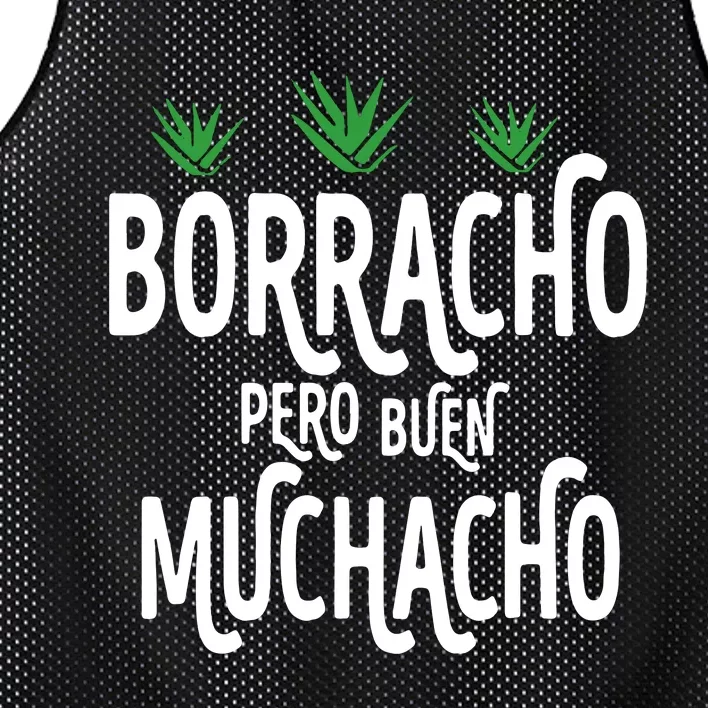 Borracho Pero Buen Muchacho Mesh Reversible Basketball Jersey Tank