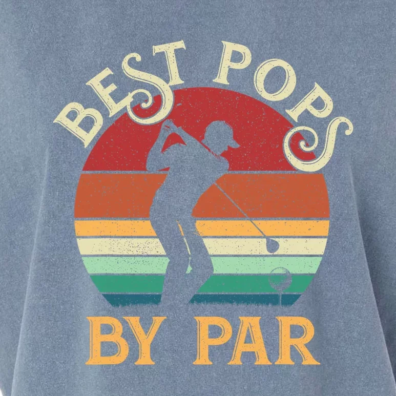 Best Pops By Par Fathers Day Golfing Garment-Dyed Women's Muscle Tee