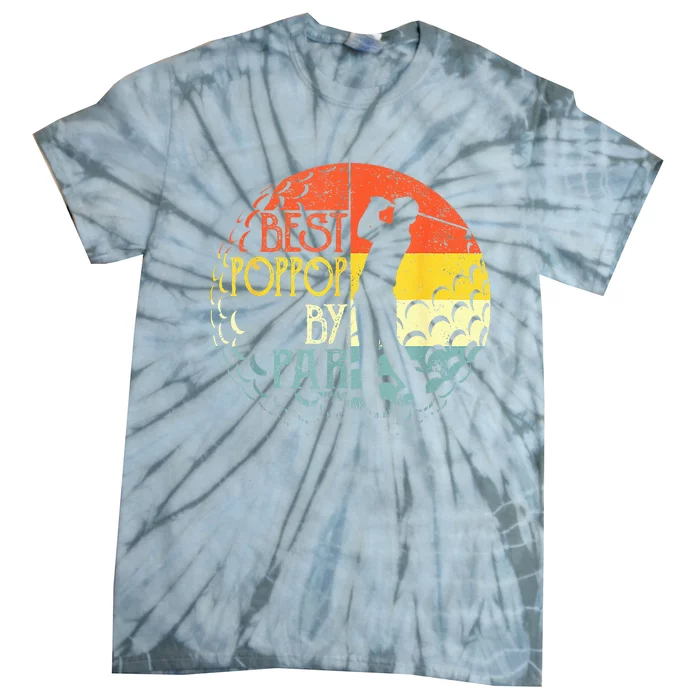 Best Poppop By Par Golf Lover Sports Christmas Tie-Dye T-Shirt