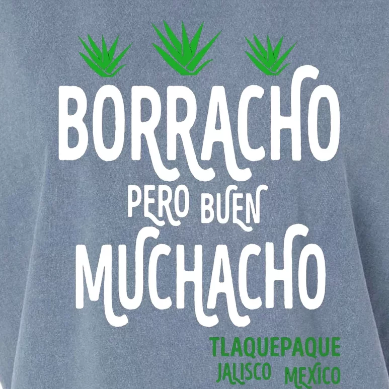 Borracho Pero Buen Muchacho Garment-Dyed Women's Muscle Tee