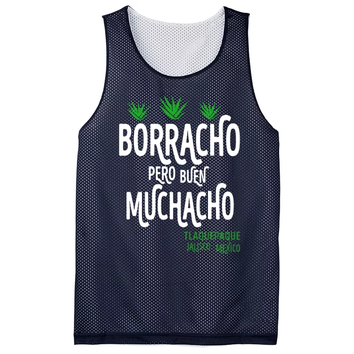 Borracho Pero Buen Muchacho Mesh Reversible Basketball Jersey Tank