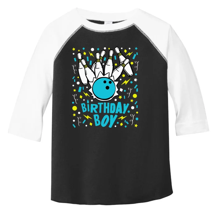 Bowling Party Birthday Pins Bowler Gift Toddler Fine Jersey T-Shirt