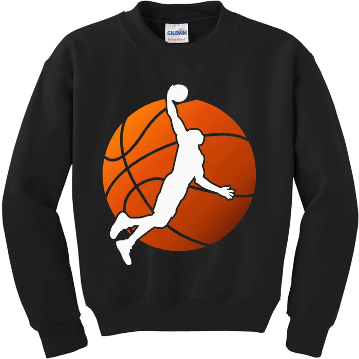 Basketball Player Basketballer Sports Graphic Kids Sweatshirt