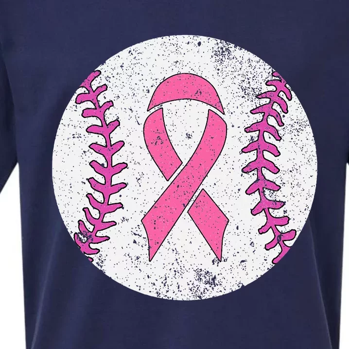 Baseball Player Breast Cancer Awareness Costume Sueded Cloud Jersey T-Shirt