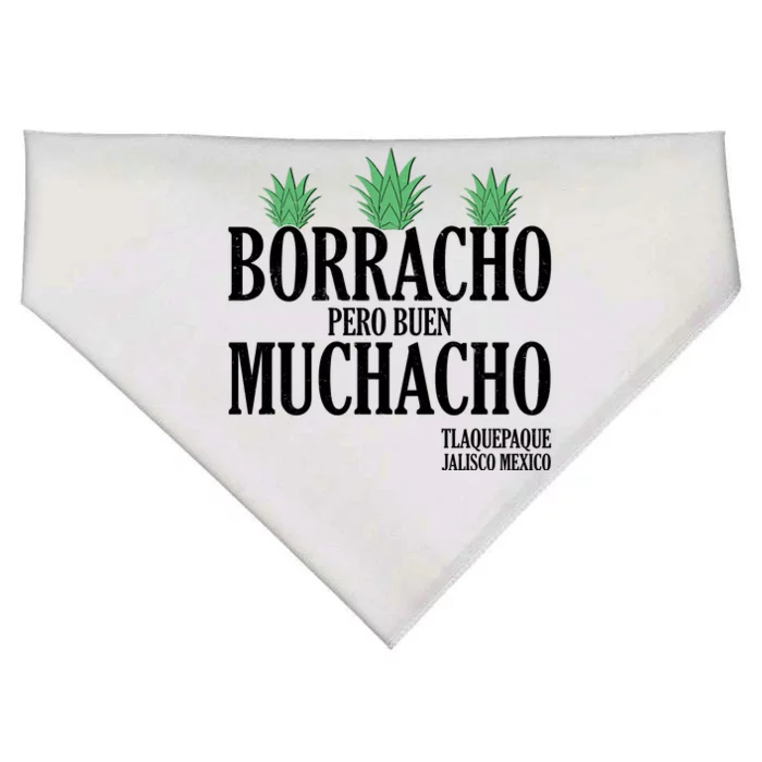 Borracho Pero Buen Muchacho Tlaquepaque Jalisco Mexico USA-Made Doggie Bandana