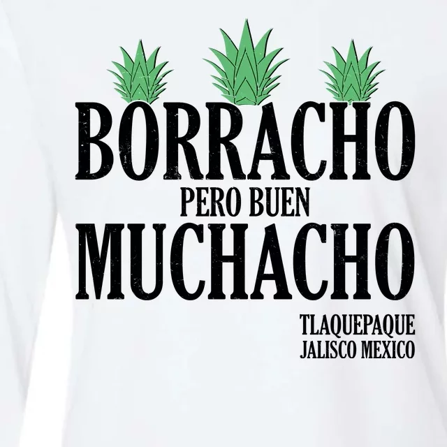 Borracho Pero Buen Muchacho Tlaquepaque Jalisco Mexico Womens Cotton Relaxed Long Sleeve T-Shirt