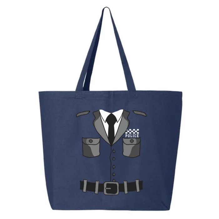 British Policeman Bobby Copper Police Halloween Costume 25L Jumbo Tote