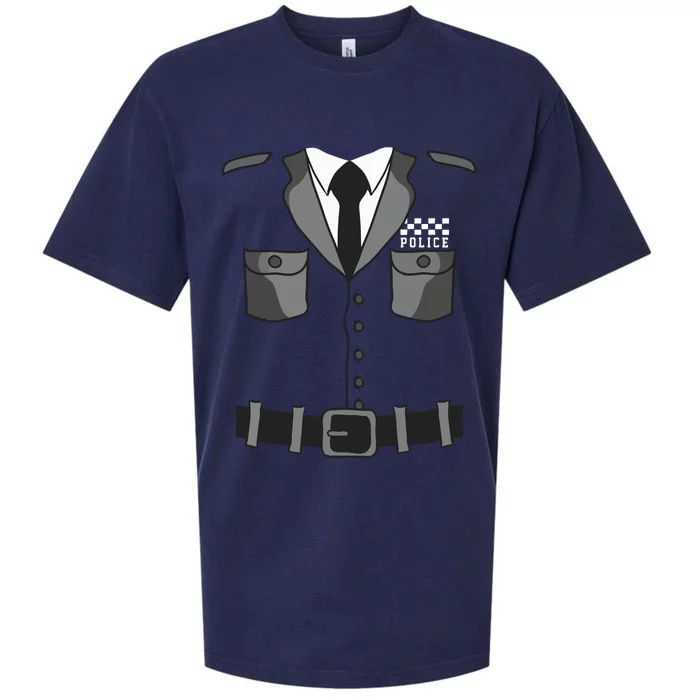 British Policeman Bobby Copper Police Halloween Costume Sueded Cloud Jersey T-Shirt