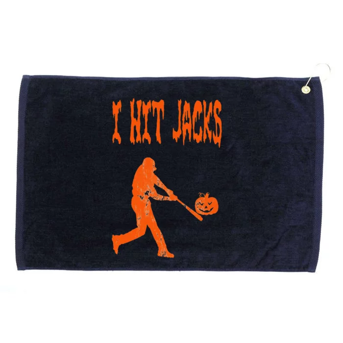 Baseball Pumpkin Bat Homerun Dinger HR Field Batter Ball Guy Grommeted Golf Towel