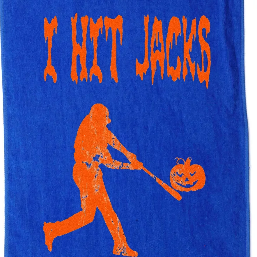 Baseball Pumpkin Bat Homerun Dinger HR Field Batter Ball Guy Platinum Collection Golf Towel