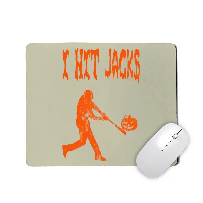 Baseball Pumpkin Bat Homerun Dinger HR Field Batter Ball Guy Mousepad