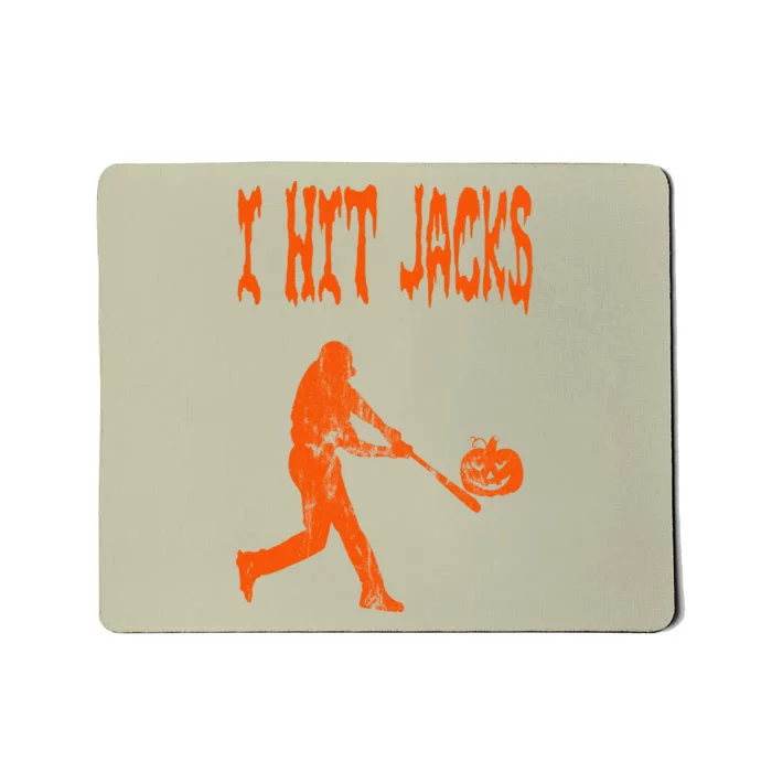 Baseball Pumpkin Bat Homerun Dinger HR Field Batter Ball Guy Mousepad