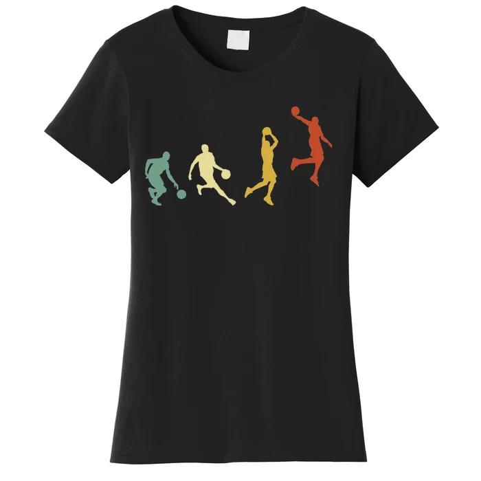 Basketball Player Basketballer Sports Evolution Women's T-Shirt