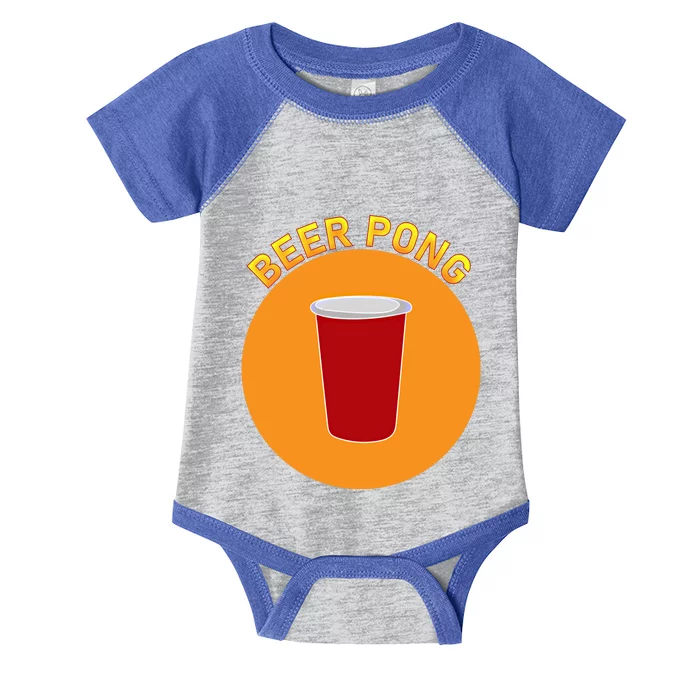 Beer Pong Beerpong Funny Pub Party Game Gift Infant Baby Jersey Bodysuit