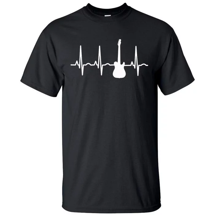 Bass Player Bass Guitar Player Heartbeat Tall T-Shirt