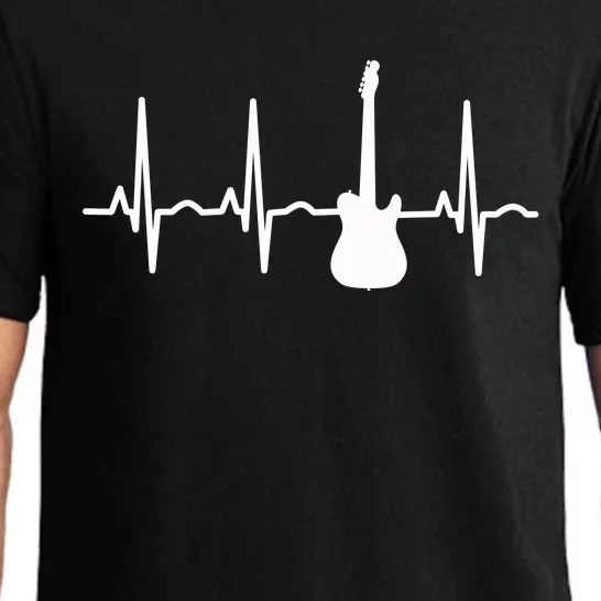 Bass Player Bass Guitar Player Heartbeat Pajama Set