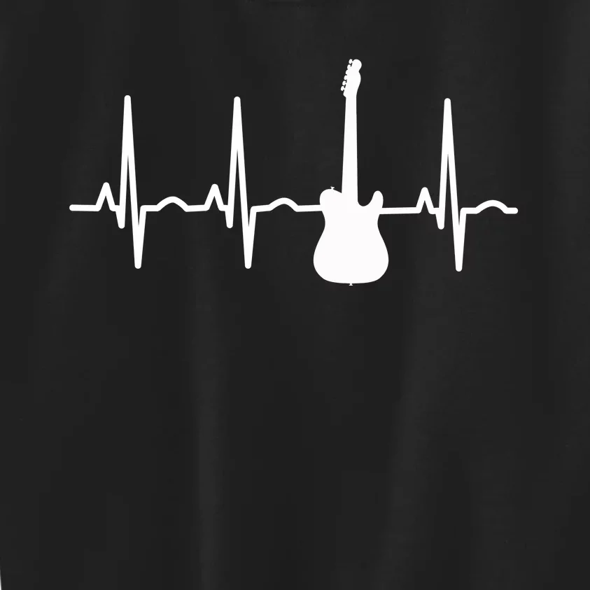 Bass Player Bass Guitar Player Heartbeat Kids Sweatshirt