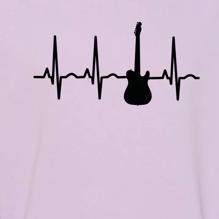 Bass Player Bass Guitar Player Heartbeat Garment-Dyed Sweatshirt