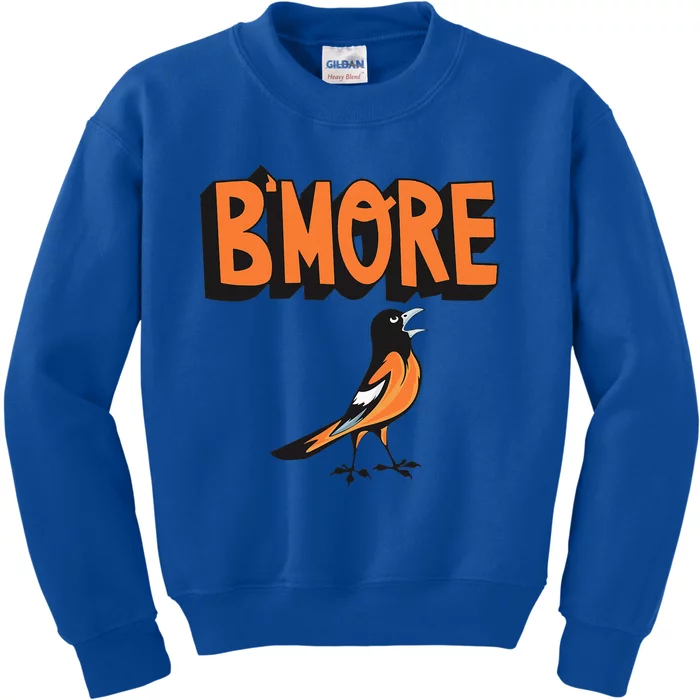 Baltimore Pride Bmore Maryland Md Kids Sweatshirt