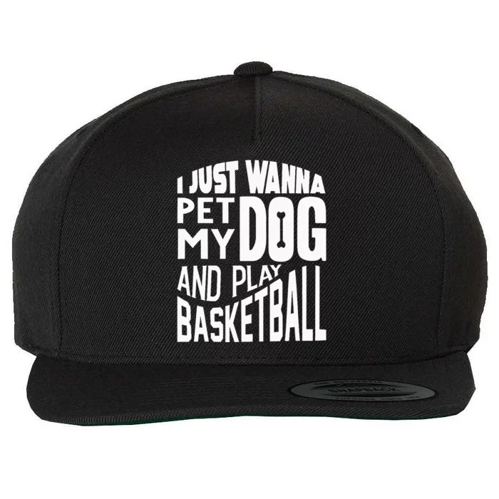 Basketball Player  Basketball Lover Wool Snapback Cap