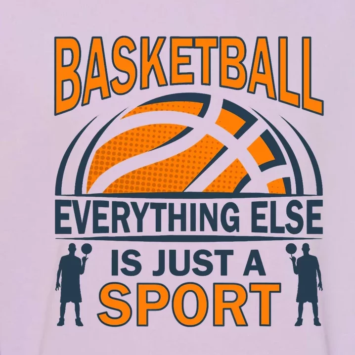 Basketball Players Basketball Team Graphic Sports Basketball Garment-Dyed Sweatshirt