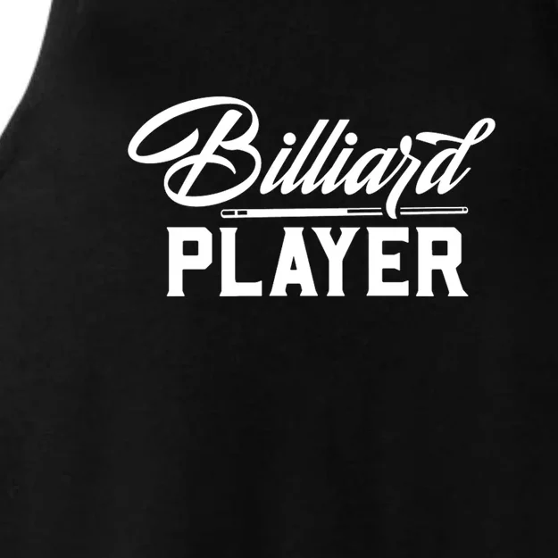 Billiards Player Billiards Dad Gift For Father’s Day Ladies Tri-Blend Wicking Tank