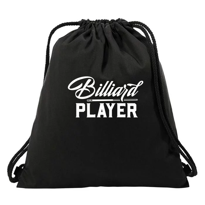 Billiards Player Billiards Dad Gift For Father’s Day Drawstring Bag