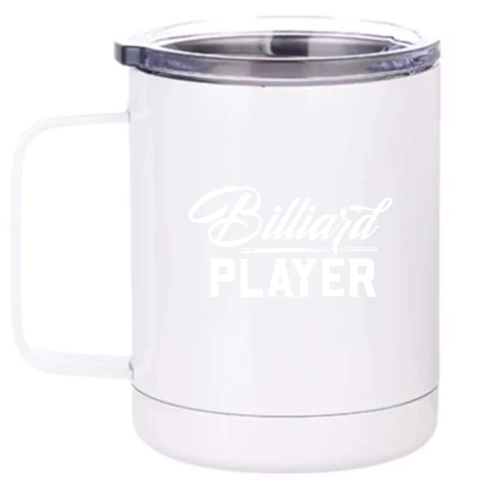 Billiards Player Billiards Dad Gift For Father’s Day Front & Back 12oz Stainless Steel Tumbler Cup