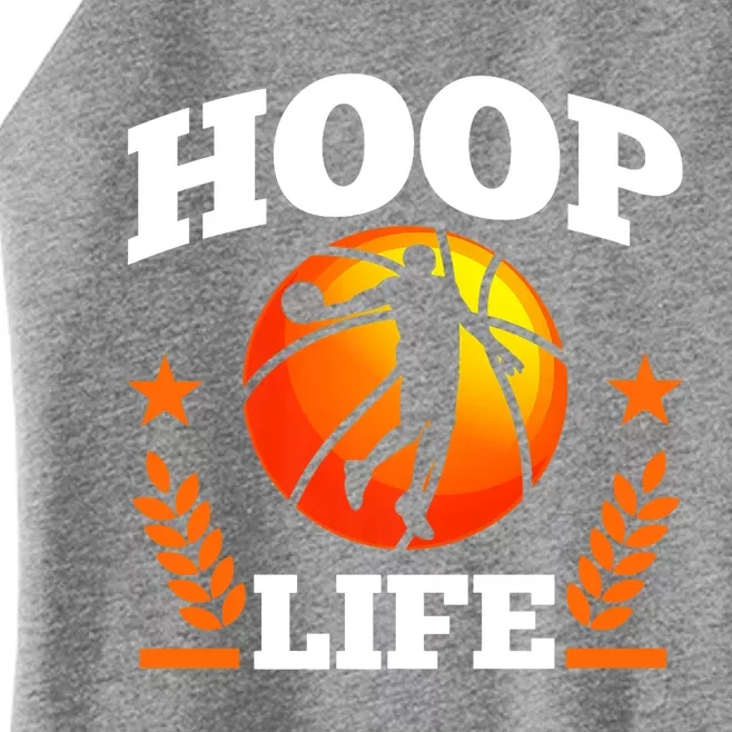 Basketball Player | Baller | Team Sports Lover | Hoop Life Premium Women’s Perfect Tri Rocker Tank