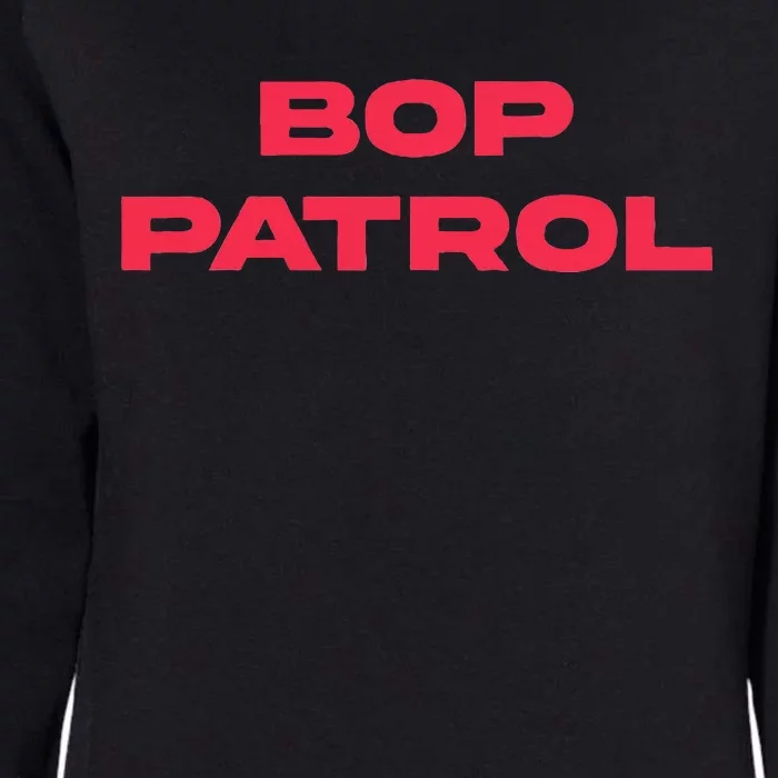 Bop Patrol Womens California Wash Sweatshirt