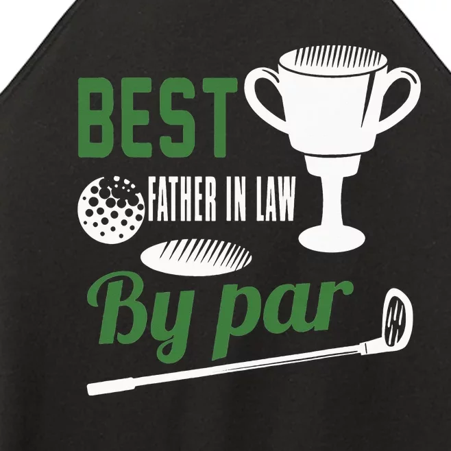 Best Papa By Par Father's Day Golf Gift Grandpa Women’s Perfect Tri Rocker Tank